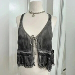 Free people vest size S Coachella party event bohemian chic